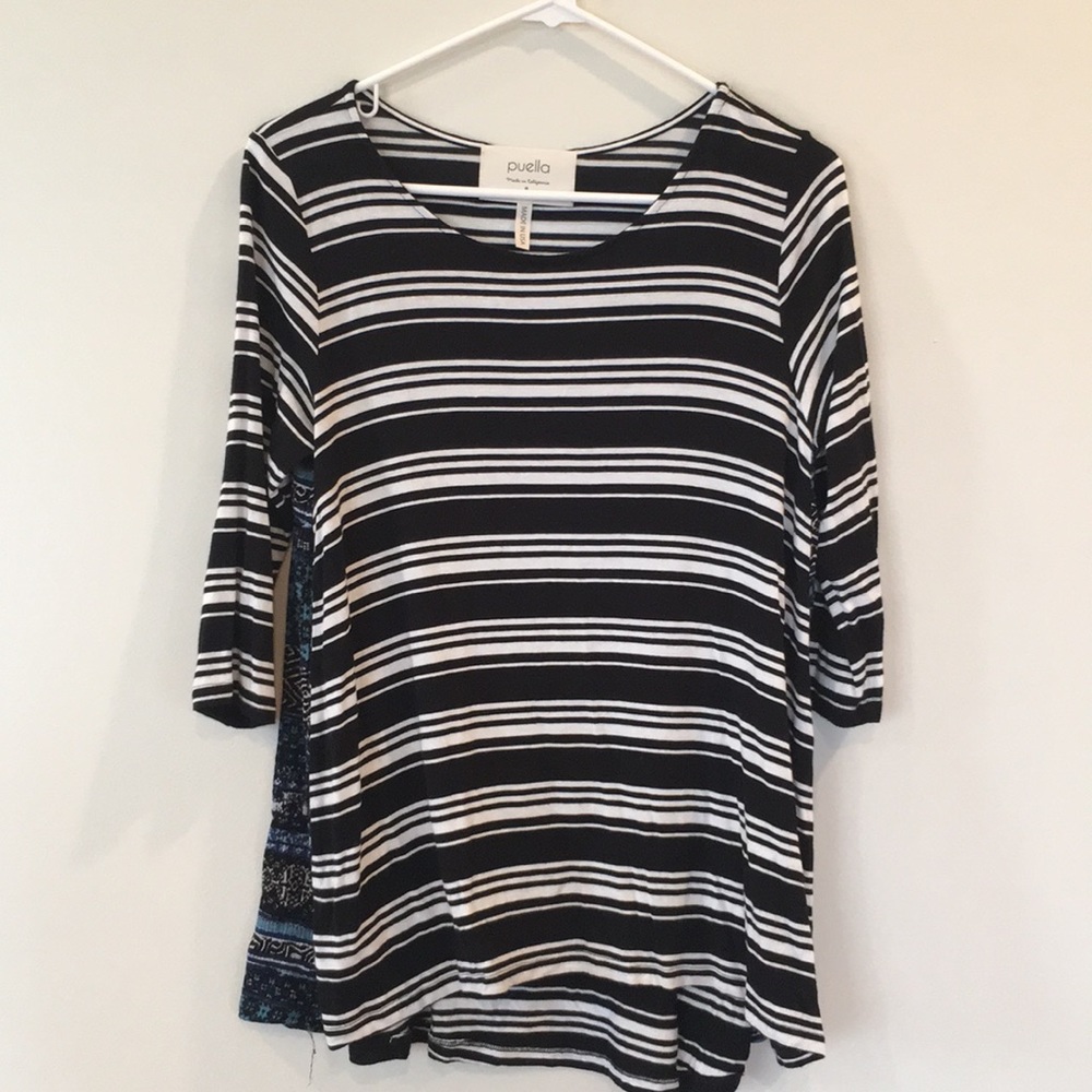 Striped top from anthropologie